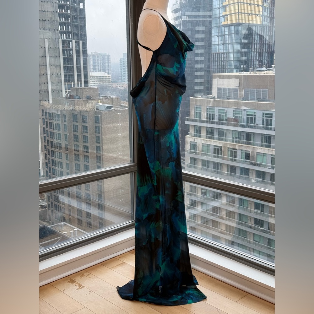 🆕 RAT & BOA 🧿 NWOT Rafinha Maxi Dress, Blue Green, Sz L US 8 - Picture 6 of 16